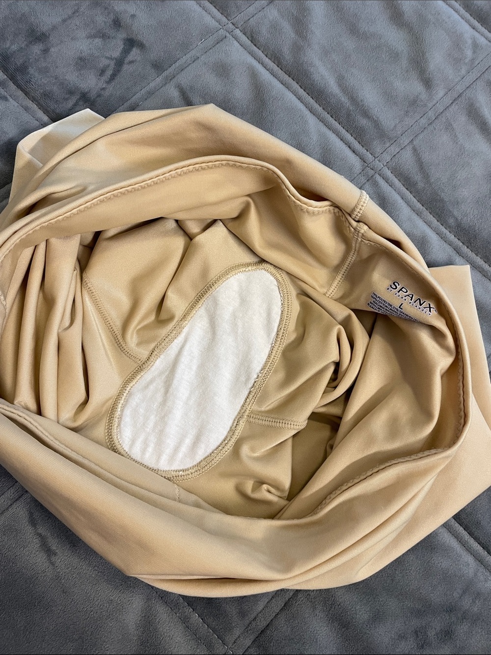 SPANX Nude/Tan High-Waist Shaping Shorts - Picture 6 of 6